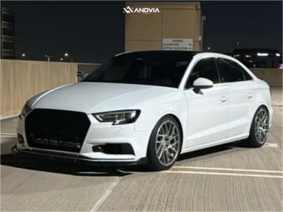 1 2019 A3 Quattro Audi Premium Solowerks Coilovers Anovia Elder Brushed Apollo Silver