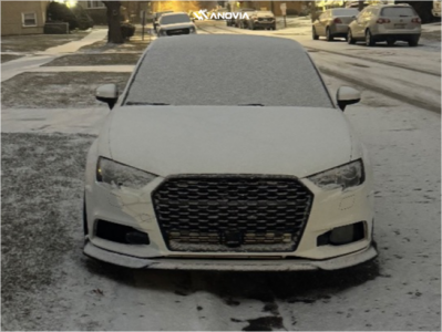 1 2019 A3 Quattro Audi Premium Solowerks Coilovers Anovia Elder Brushed Apollo Silver