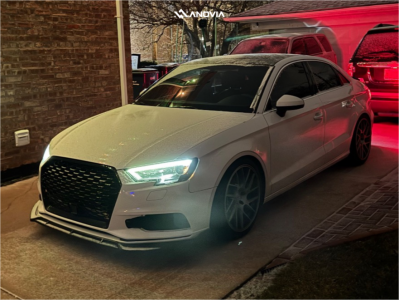 1 2019 A3 Quattro Audi Premium Solowerks Coilovers Anovia Elder Brushed Apollo Silver