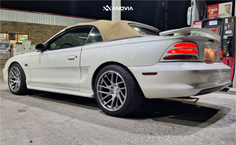 1 1995 Mustang Ford Gt Bbk Lowering Springs Anovia Elder Brushed Apollo Silver