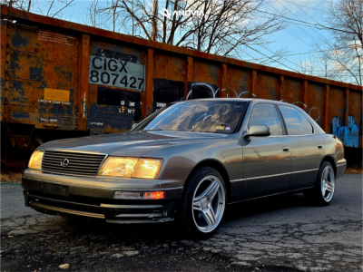 1 1997 Ls400 Lexus Base Stock Stock Anovia Treble Painted Silver
