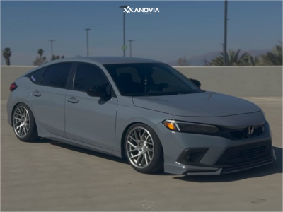 2022 Honda Civic - 18x9.5 35mm - Anovia Elder - Coilovers - 235/40R18