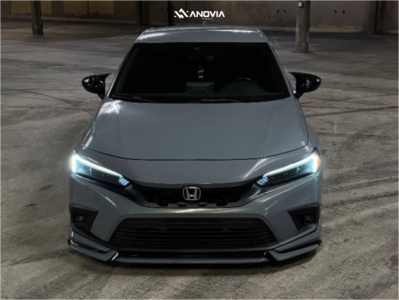 1 2022 Civic Honda Sport Truhart Coilovers Anovia Elder Brushed Apollo Silver