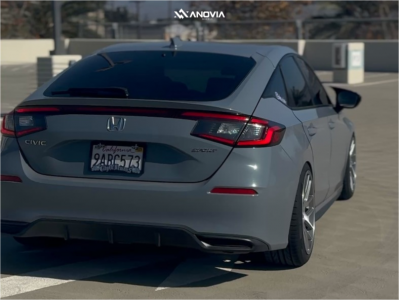 1 2022 Civic Honda Sport Truhart Coilovers Anovia Elder Brushed Apollo Silver