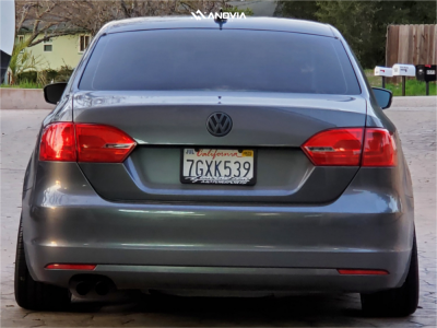 1 2014 Jetta Volkswagen Se Rev9 Hyper Street Ii Coilovers Anovia Elder Brushed Apollo Silver