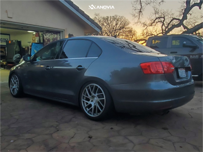 1 2014 Jetta Volkswagen Se Rev9 Hyper Street Ii Coilovers Anovia Elder Brushed Apollo Silver