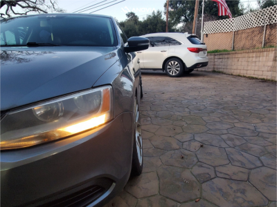 1 2014 Jetta Volkswagen Se Rev9 Hyper Street Ii Coilovers Anovia Elder Brushed Apollo Silver