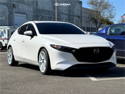 2020 Mazda 3 - 18x8.5 35mm - Anovia Titan - Stock Suspension - 235/50R18