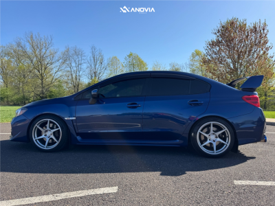 1 2015 Wrx Sti Subaru Base Bc Racing Coilovers Anovia Titan Brushed Apollo Silver