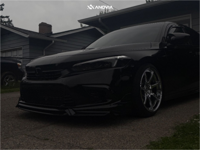 1 2024 Civic Honda Sport D2 Racing Lowering Springs Anovia Kano Chrome