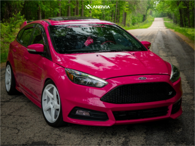 2017 Ford Focus - 18x8.5 40mm - Anovia Kinetic - Coilovers - 235/40R18