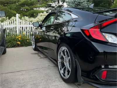 1 2019 Civic Honda Si D2 Racing Lowering Springs Anovia Kano Chrome