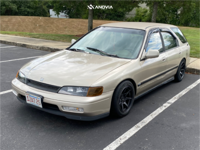 1995 Honda Accord - 15x8 25mm - Anovia Kano - Coilovers - 205/50R15
