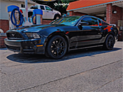 1 2014 Mustang Ford Base Stock Stock Anovia An 10 Satin Black