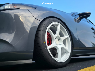 1 2021 3 Mazda 25 Turbo Corksport Lowering Springs Anovia Titan Dove White