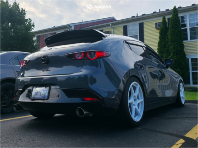 1 2021 3 Mazda 25 Turbo Corksport Lowering Springs Anovia Titan Dove White