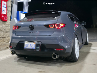 1 2021 3 Mazda 25 Turbo Corksport Lowering Springs Anovia Titan Dove White