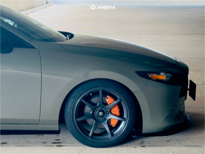 1 2024 3 Mazda 25 Carbon Turbo Eibach Lowering Springs Anovia Kano Gunmetal Grey