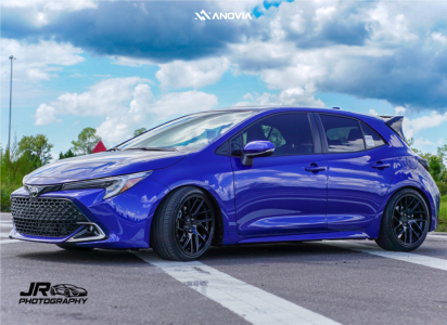 2025 Toyota Corolla - 18x9.5 35mm - Anovia Elder - Lowering Springs - 255/35R18