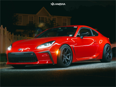 2023 Toyota GR86 - 18x9.5 38mm - Anovia Kano - Coilovers - 255/35R18