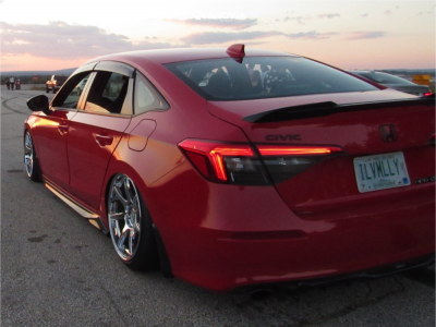 1 2022 Civic Honda Si Evolved Autosport Coilovers Anovia Kano Chrome