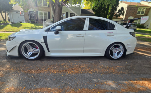 1 2017 Wrx Subaru Premium Feal Coilovers Anovia Treble Painted Silver