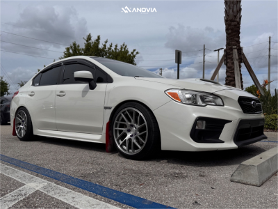 2020 Subaru WRX - 19x9.5 35mm - Anovia Elder - Coilovers - 255/35R19