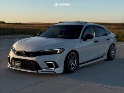 2023 Honda Civic - 18x9.5 38mm - Anovia Kano - Coilovers - 265/40R18