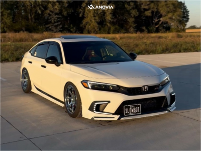 1 2023 Civic Honda Si Silvers Coilovers Anovia Kano Chrome