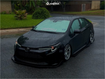 2022 Toyota Corolla - 18x9.5 38mm - Anovia Kano - Air Suspension - 225/35R18