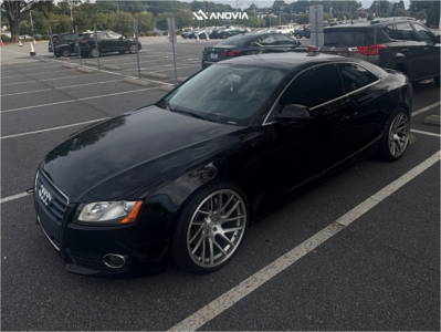 1 2011 A5 Quattro Audi Base Adler Speed Coilovers Anovia Elder Brushed Apollo Silver
