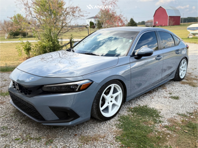 2023 Honda Civic - 18x8.5 35mm - Anovia Titan - Lowering Springs - 235/40R18