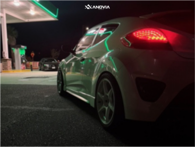 1 2016 Veloster Hyundai Turbo R Spec Bc Racing Coilovers Anovia Titan Dove White