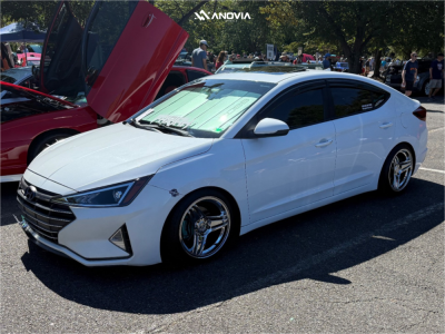 2019 Hyundai Elantra - 17x8 35mm - Anovia Treble - Coilovers - 215/40R17