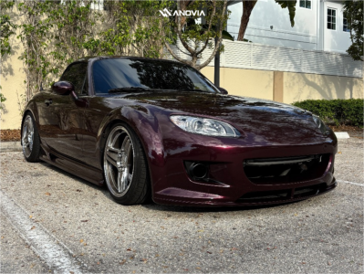 2012 Mazda MX-5 Miata - 17x8 35mm - Anovia Treble - Coilovers - 205/40R17