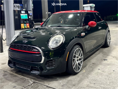 2015 Mini Cooper - 18x8.5 35mm - Anovia Elder - Stock Suspension - 215/35R18