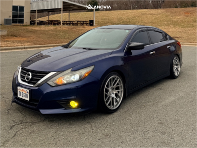 2016 Nissan Altima - 18x9.5 35mm - Anovia Elder - Coilovers - 235/40R18