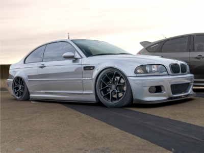 2004 BMW M3 - 18x9.5 35mm - Anovia An-12 - Coilovers - 255/40R18