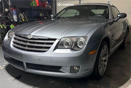 2005 Chrysler Crossfire - 18x8.5 35mm - Anovia Elder - Stock Suspension - 225/40R18