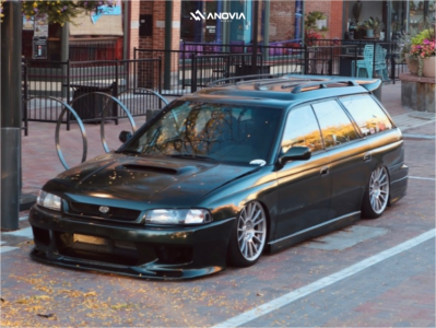 1998 Subaru Legacy - 17x9 35mm - Anovia Kenzo - Air Suspension - 215/40R17
