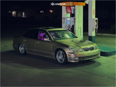 2001 Lexus GS430 - 17x8 35mm - Anovia Treble - Coilovers - 245/45R17