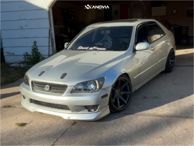 2005 Lexus IS300 - 18x9.5 35mm - Anovia Kano - Coilovers - 215/40R18