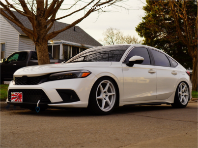 2023 Honda Civic - 18x8.5 35mm - Anovia Titan - Coilovers - 235/40R18