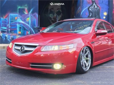 2007 Acura TL - 18x9.5 35mm - Anovia Kano - Air Suspension - 225/45R18