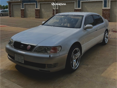 1994 Lexus GS300 - 18x9.5 35mm - Anovia Treble - Stock Suspension - 235/40R18