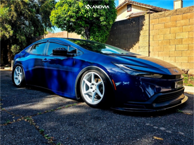2023 Toyota Prius - 18x8.5 35mm - Anovia Titan - Air Suspension - 225/40R18
