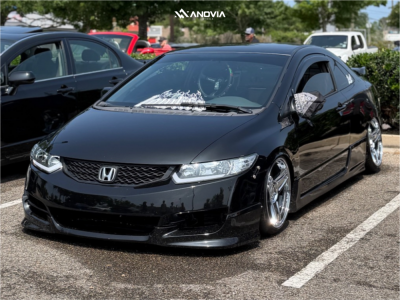 2011 Honda Civic - 17x9 35mm - Anovia Treble - Air Suspension - 205/40R17