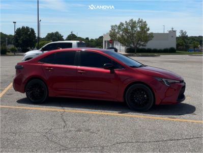 2021 Toyota Corolla - 18x8.5 35mm - Anovia Kenzo - Stock Suspension - 235/40R18