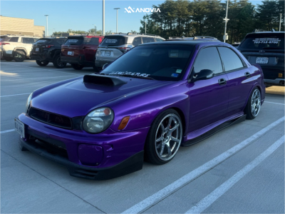 2002 Subaru Impreza - 17x9 35mm - Anovia Kano - Coilovers - 205/40R17