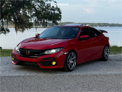 2019 Honda Civic - 18x9.5 38mm - Anovia Kano - Lowering Springs - 235/40R18